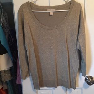 EUC sparkly banana republic sweater